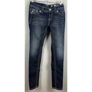 Miss Me Jeans 26 Mid-rise Skinny (28x30) RN 112568 Style MS51515165 Color OK133